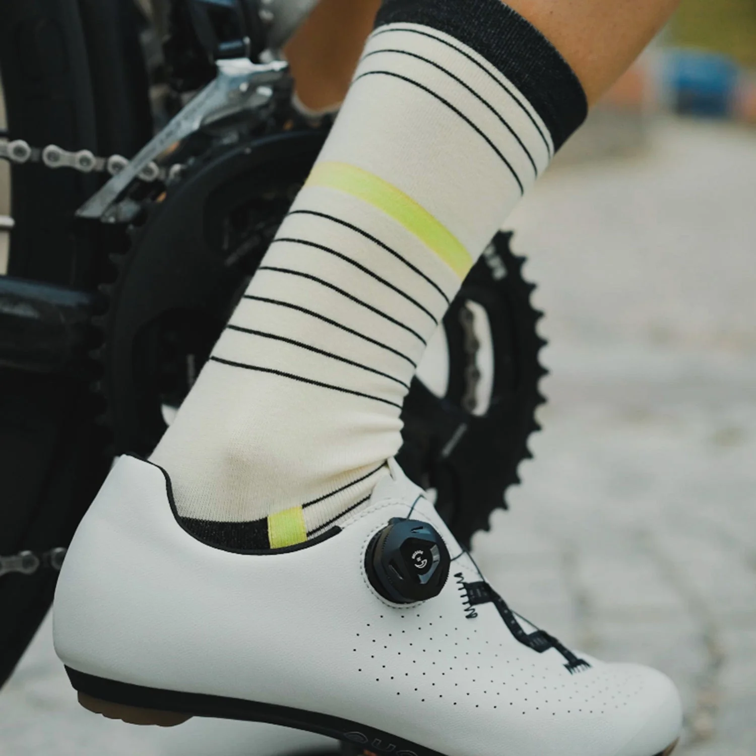 Pinstripe Crew Sock - Image 3