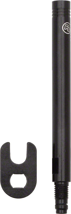 Problem Solvers Presta Valve Extender: Removable Core 70mm Black