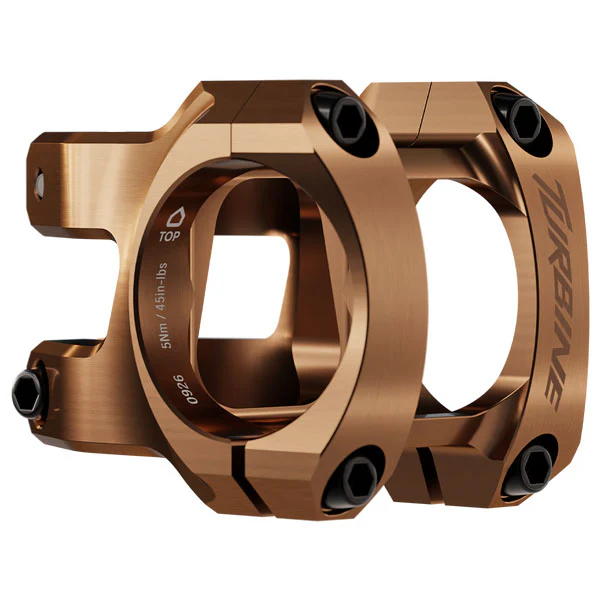 RaceFace Turbine Stem - 40mm 35mm Clamp +/-0 1 1/8" Kashmoney Gold