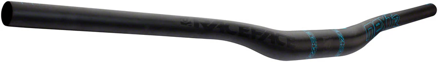 RaceFace NEXT R 35 Carbon Riser Handlebar - 35 x 800mm 20mm Rise Blue - Image 2