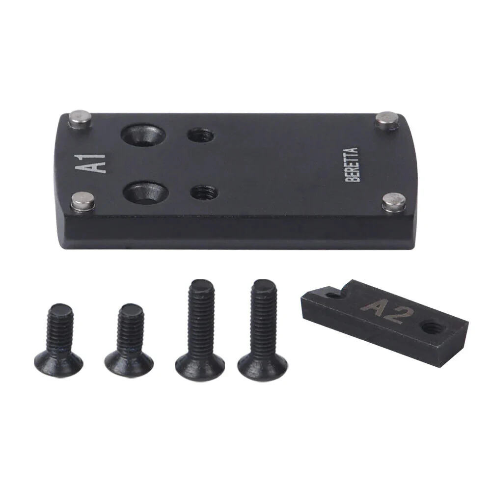 Red Win Pistol Sight Mount Bases - Glk, 1911, Sig, Beretta, Springfield, HK - Image 6