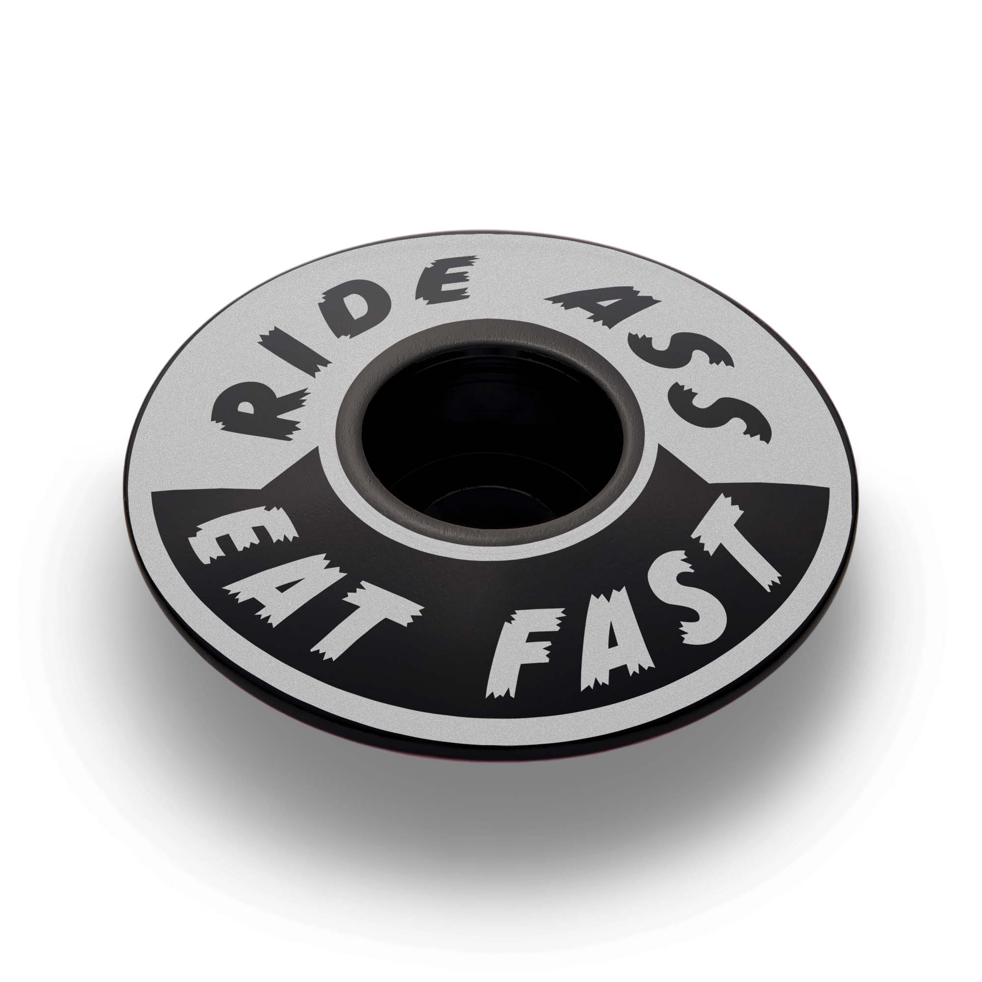 Ride Ass Eat Fast Bicycle Headset Cap - Image 3