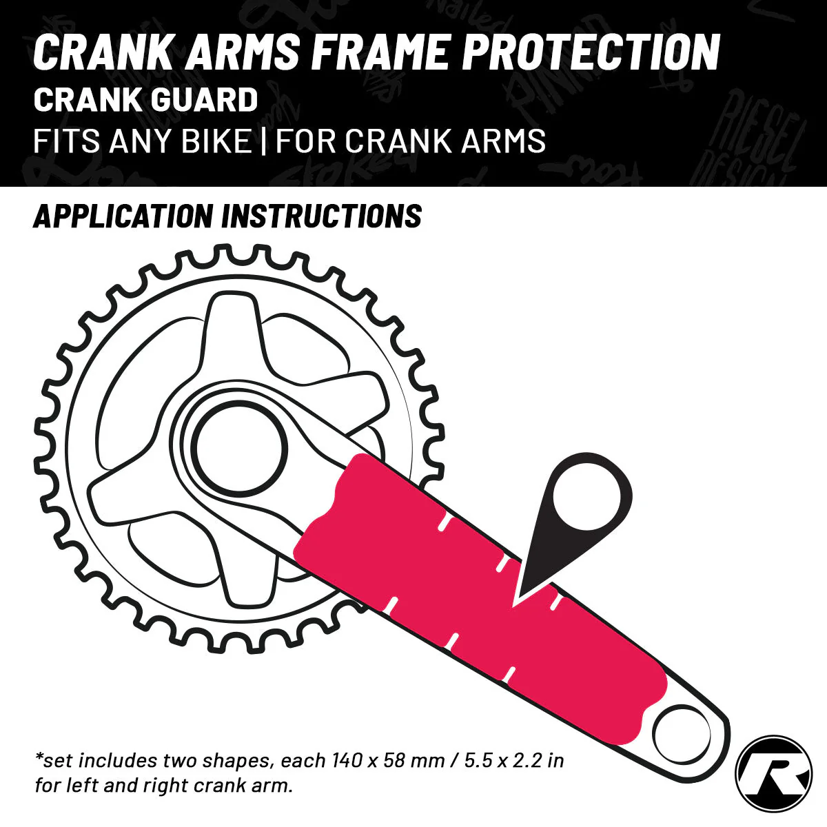 Riesel Design - Frame Protection Guard - CRANK:GUARD - Image 2