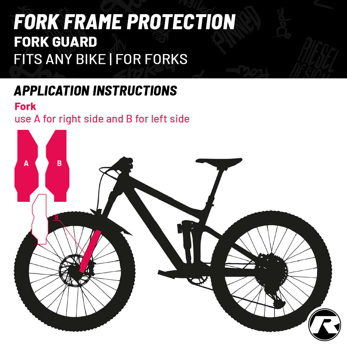 Riesel Design - Frame Protection Tape - FORK:TAPE 3000 - Image 3