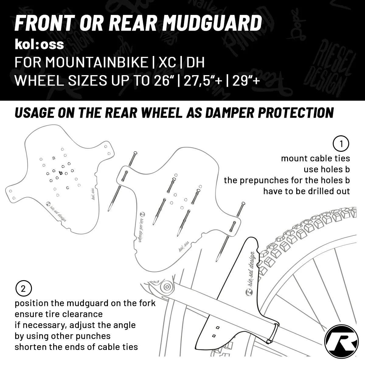 Riesel Design - Front Mudguard - KOL:OSS - Image 15