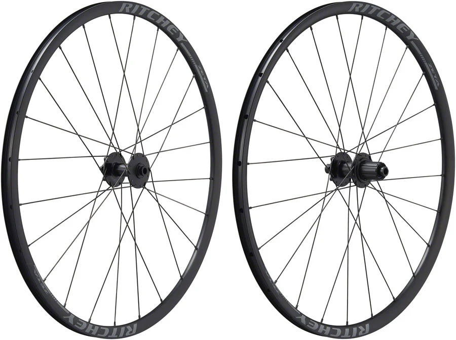 Ritchey Comp Zeta Wheelset - 700c 12 x 100mm 12 x 142mm 6-Bolt HG11 Road BLK