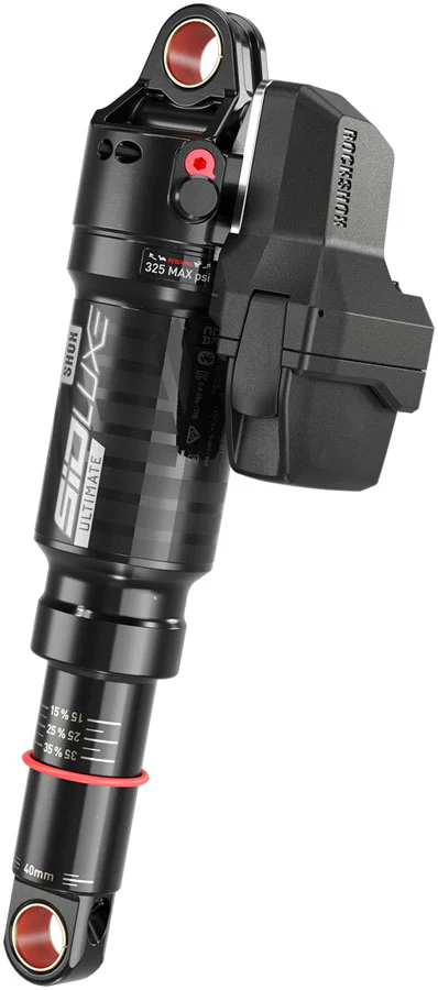 RockShox SIDLuxe Ultimate Flight Attendant Rear Shock - 190 x 45mm SoloAir Reb57/Comp27 Standard Salsa Spearfish C 2025+ A2