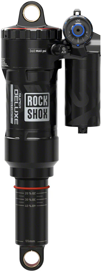 RockShox Super Deluxe Ultimate RC2T Rear Shock - 230 x 62.5mm LinearAir 2 Tokens Reb/Low Comp 320lb L/O Force Standard C1 - Image 3