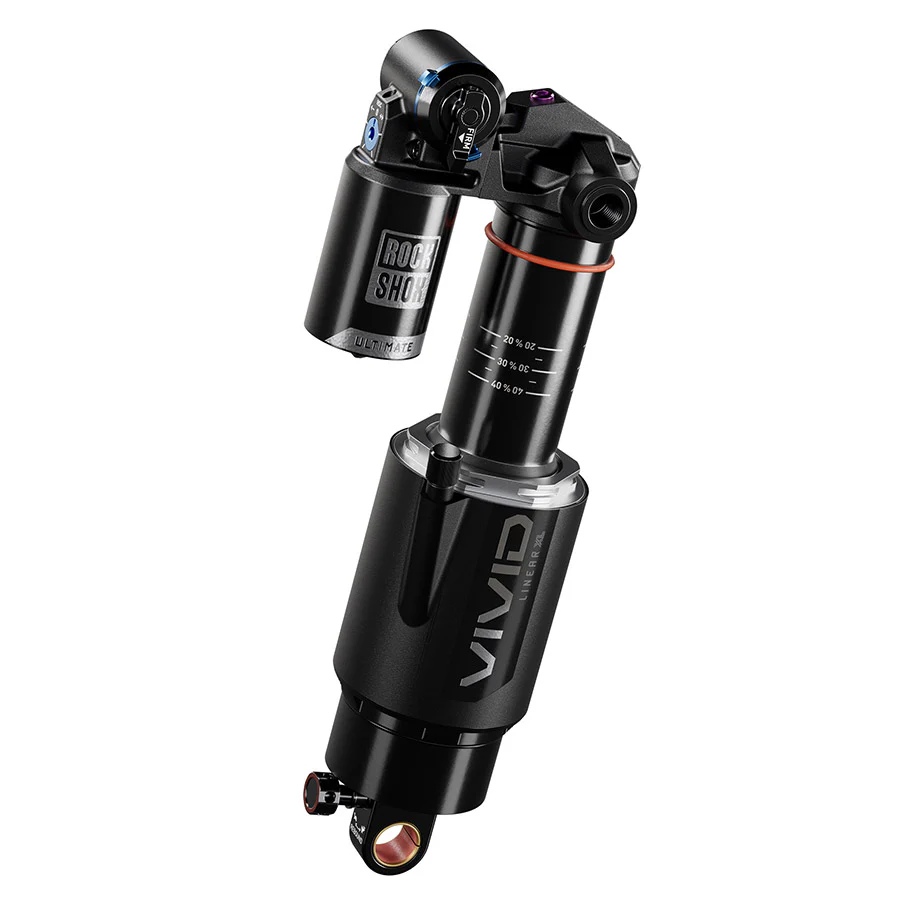 RockShox Vivid Ultimate D1 Rear shock 205x60 Shaft Eyelet: Standard Body Eyelet: Trunnion 1 Token Reb55/Comp30 lockout 45 Santa Cruz Vala