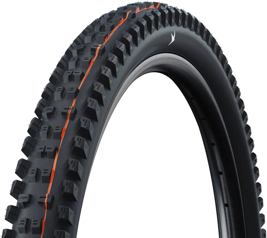 Schwalbe Tacky Chan Tire - 27.5 x 2.40 Tubeless Folding BLK Pro Trail Soft E-50