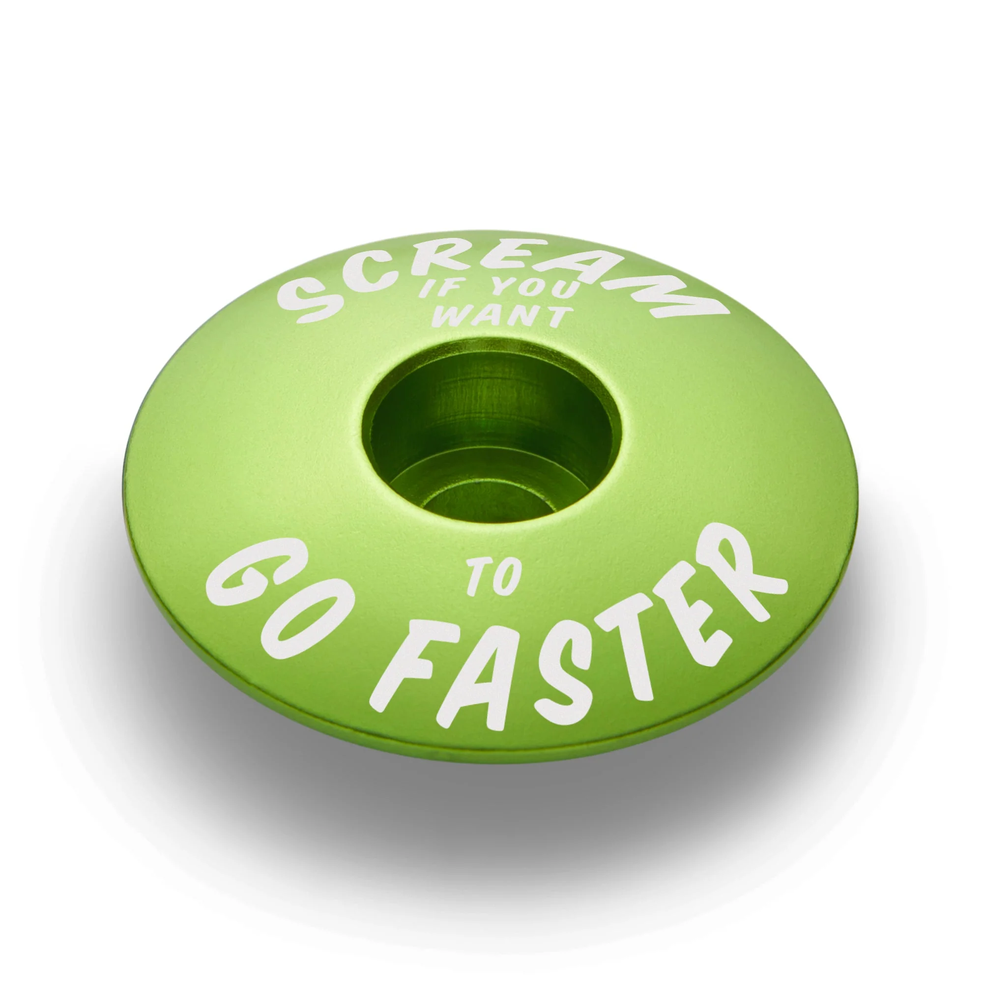 Scream If You Want to Go Faster - Bicycle Headset Cap - Image 9