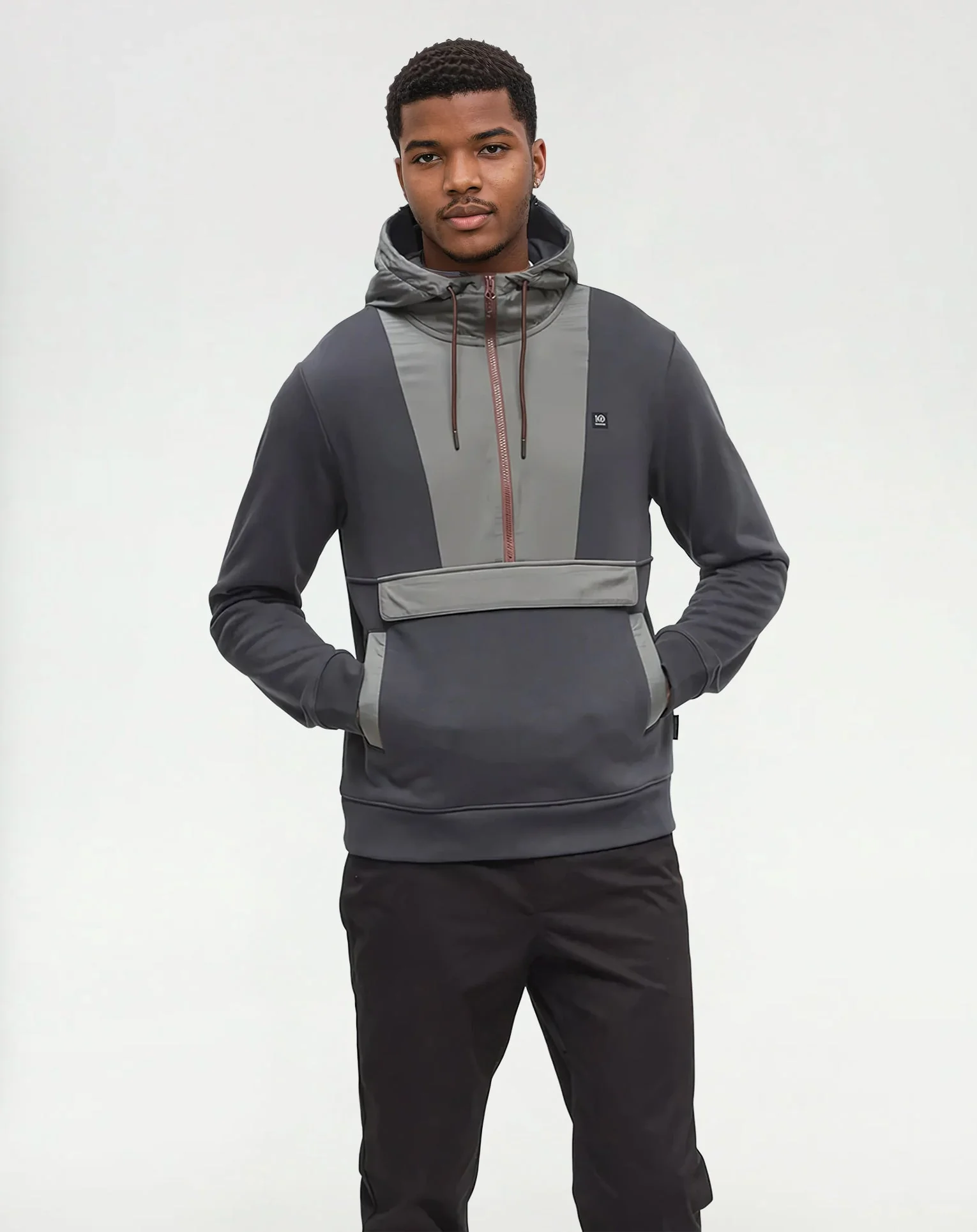 SeaFleece Contrast Anorak Hoodie