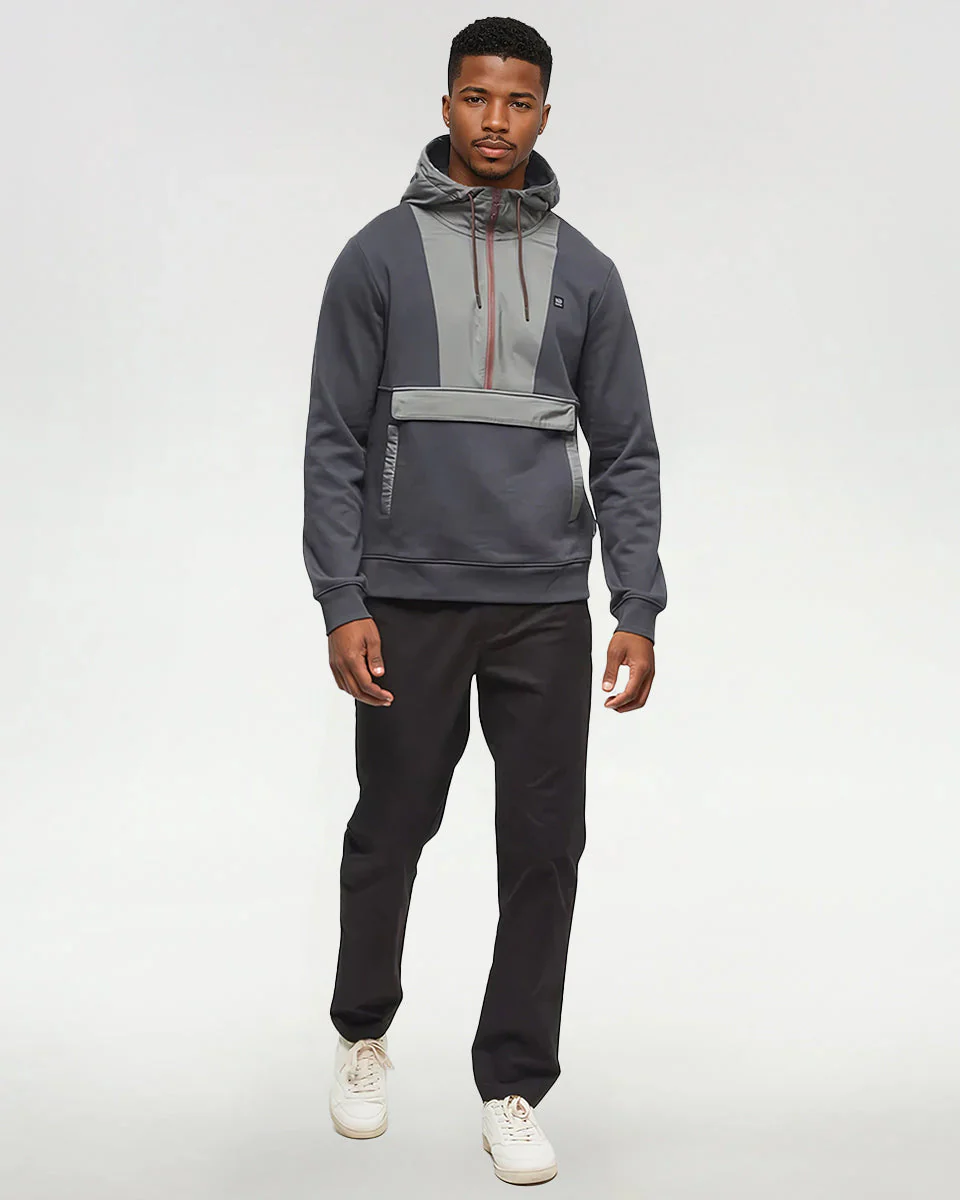 SeaFleece Contrast Anorak Hoodie - Image 2