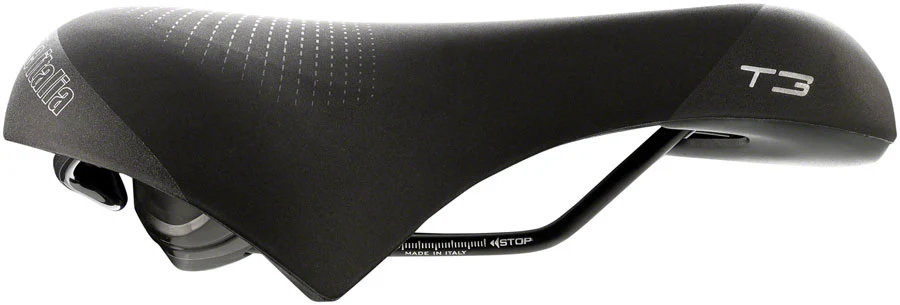 Selle Italia T 3  Flow S2 FeC Alloy Rail Soft-Tek Black