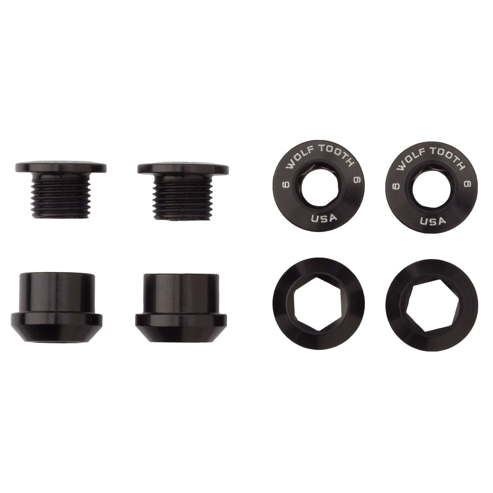 Set of 4 Chainring Bolts+Nuts for 1X - Image 2