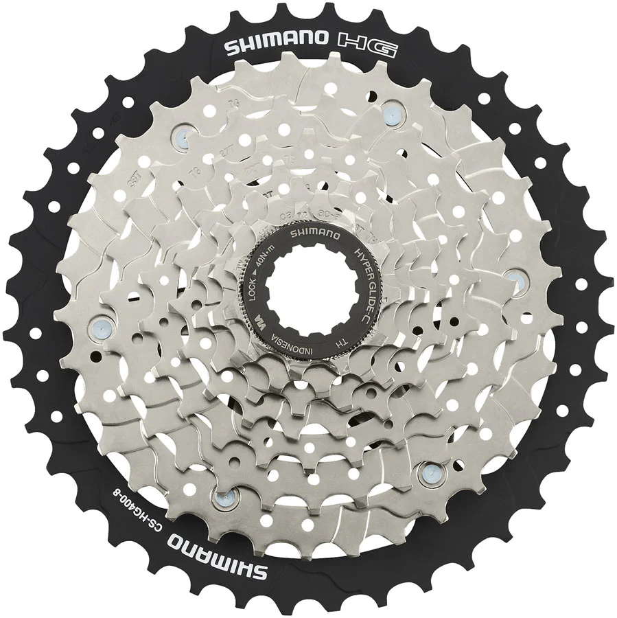 Shimano CS-HG400-8 Cassette - 8 Speed 11-45t Silver