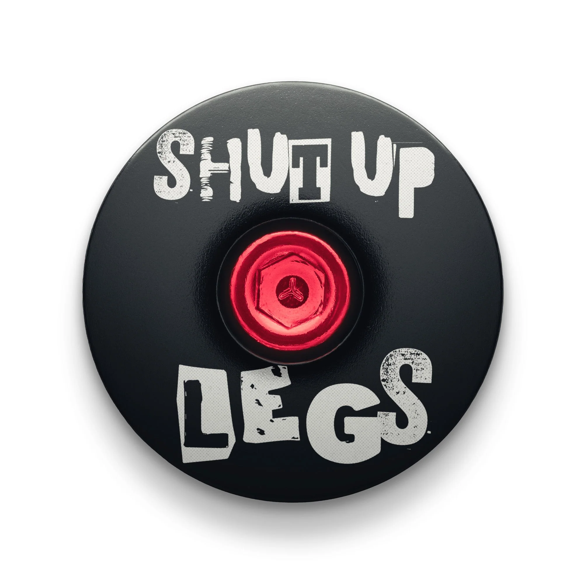 Shut Up Legs! Custom Bicycle Headset Cap - Image 3