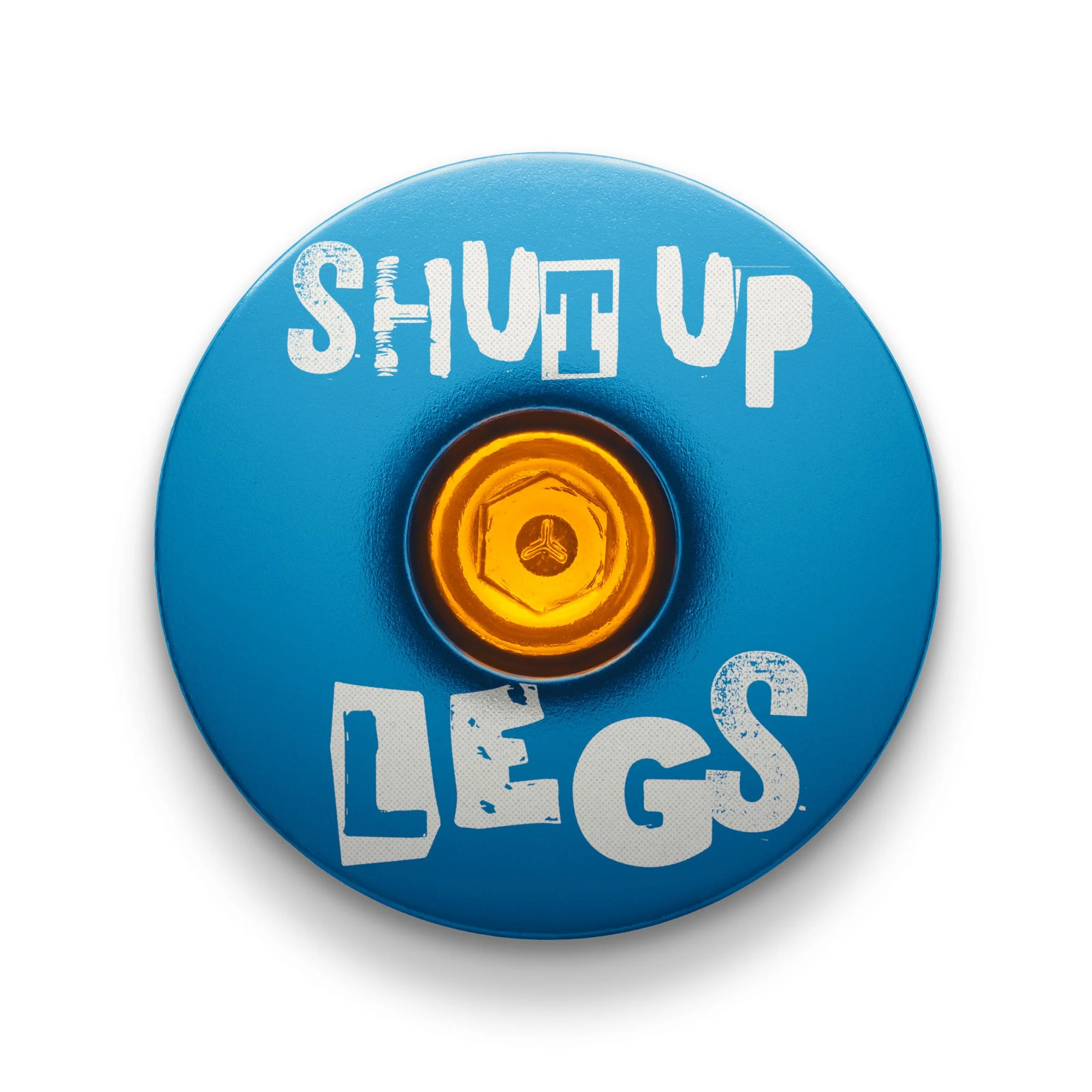 Shut Up Legs! Custom Bicycle Headset Cap - Image 4