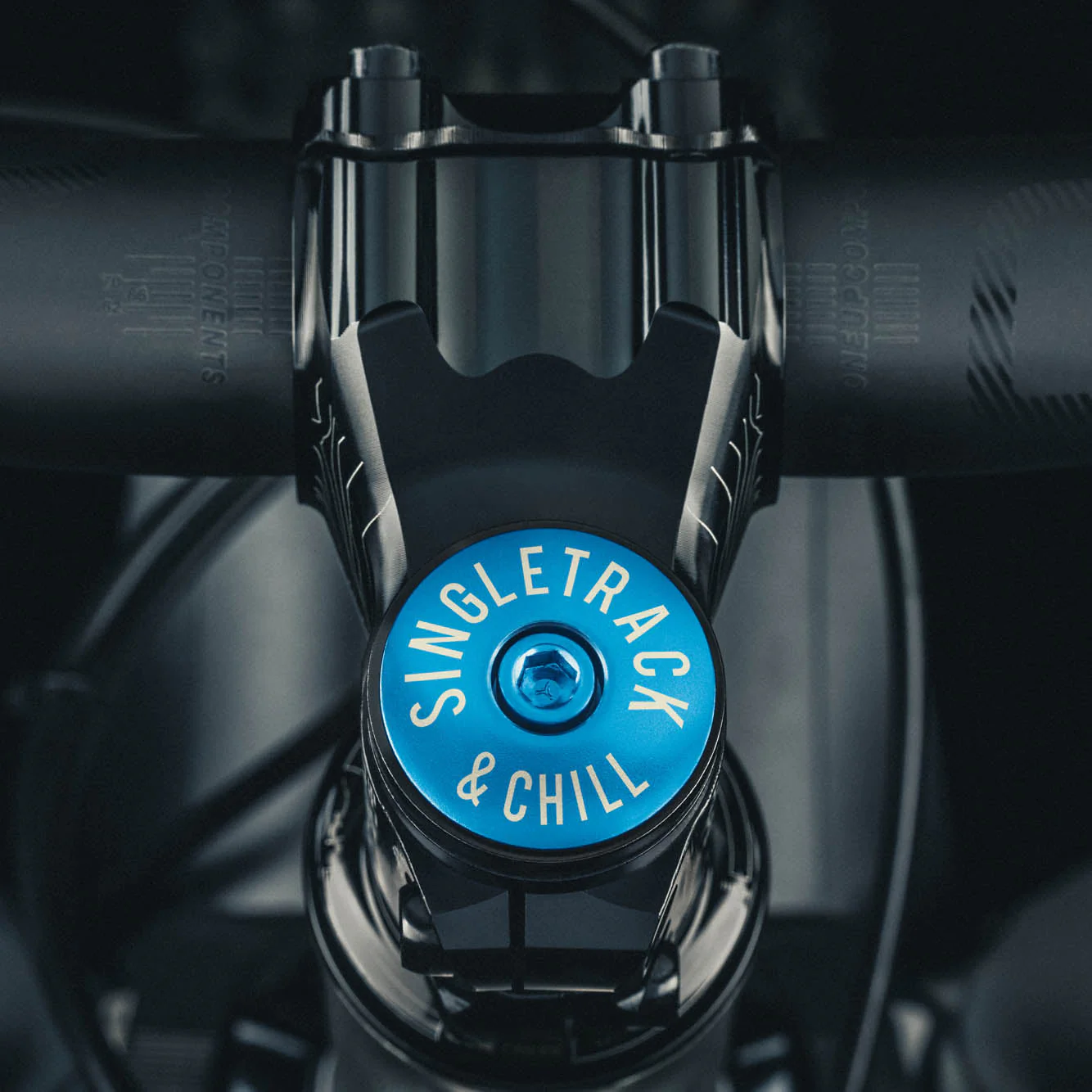 Singletrack & Chill Bicycle Headset Cap - Image 2