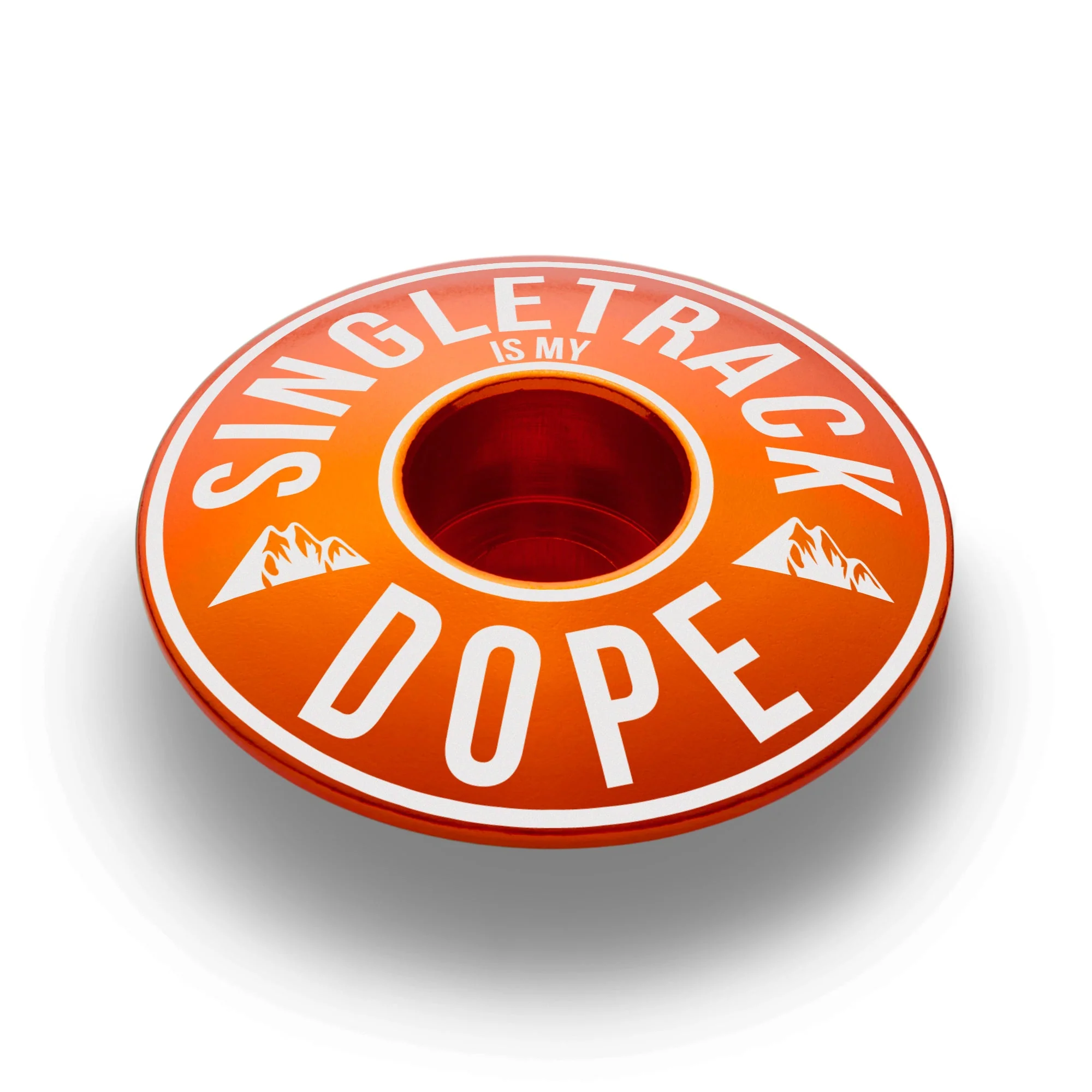 Singletrack Is My Dope Bicycle Headset Cap - Image 10