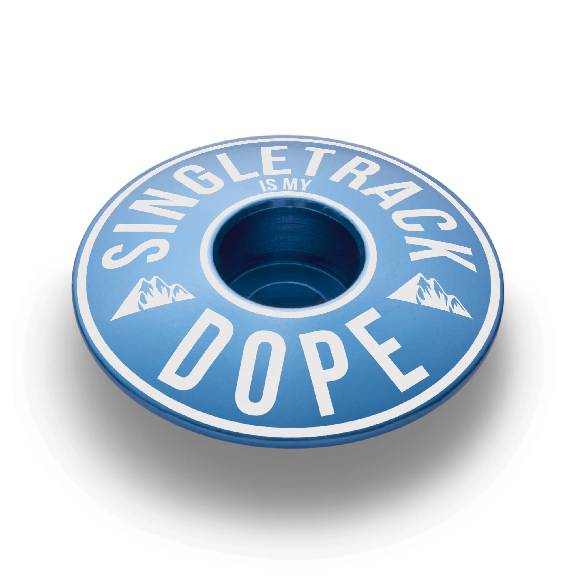 Singletrack Is My Dope Bicycle Headset Cap - Image 8