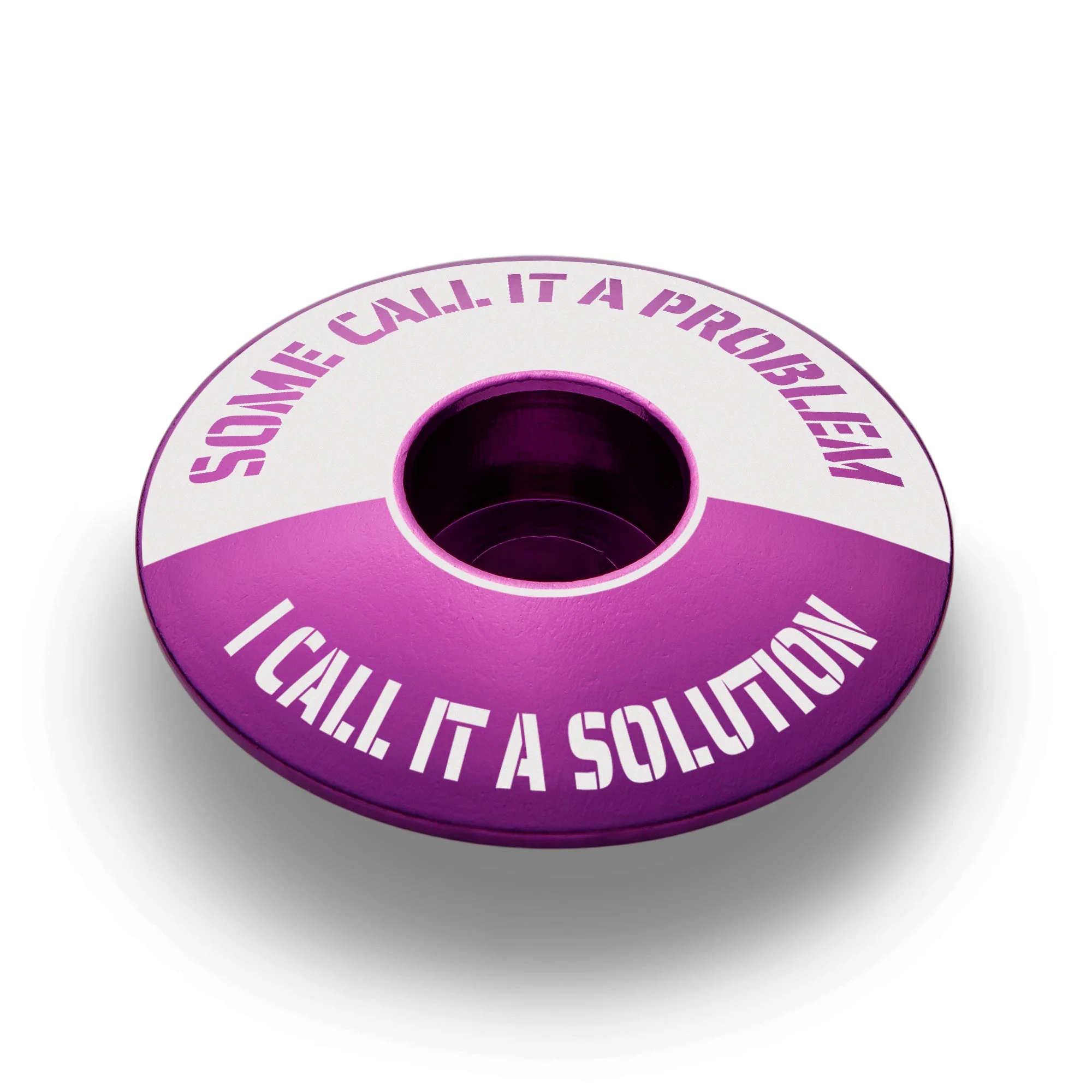 Some Call It A Problem I Call It A Solution Bicycle Headset Cap - Image 12