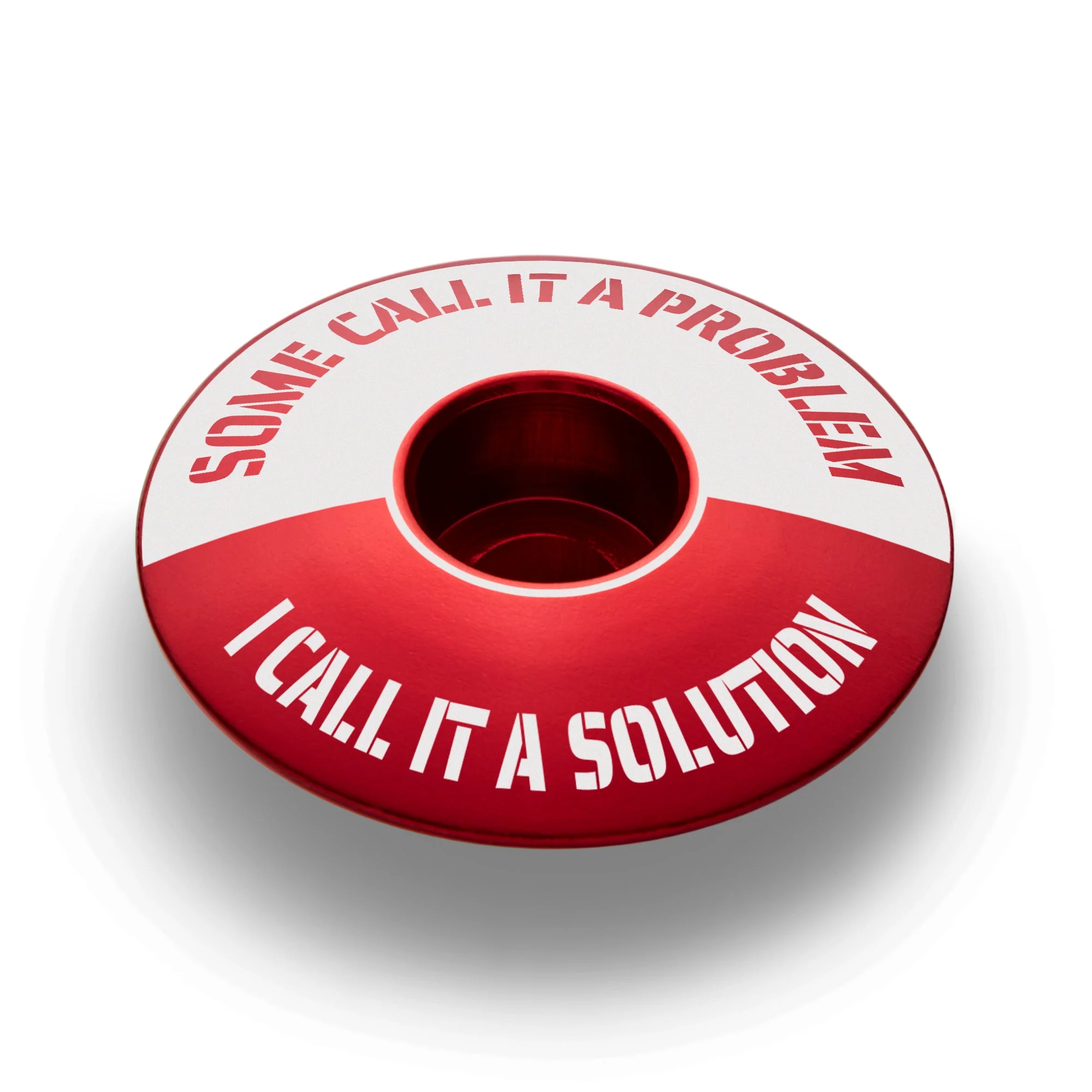 Some Call It A Problem I Call It A Solution Bicycle Headset Cap - Image 13