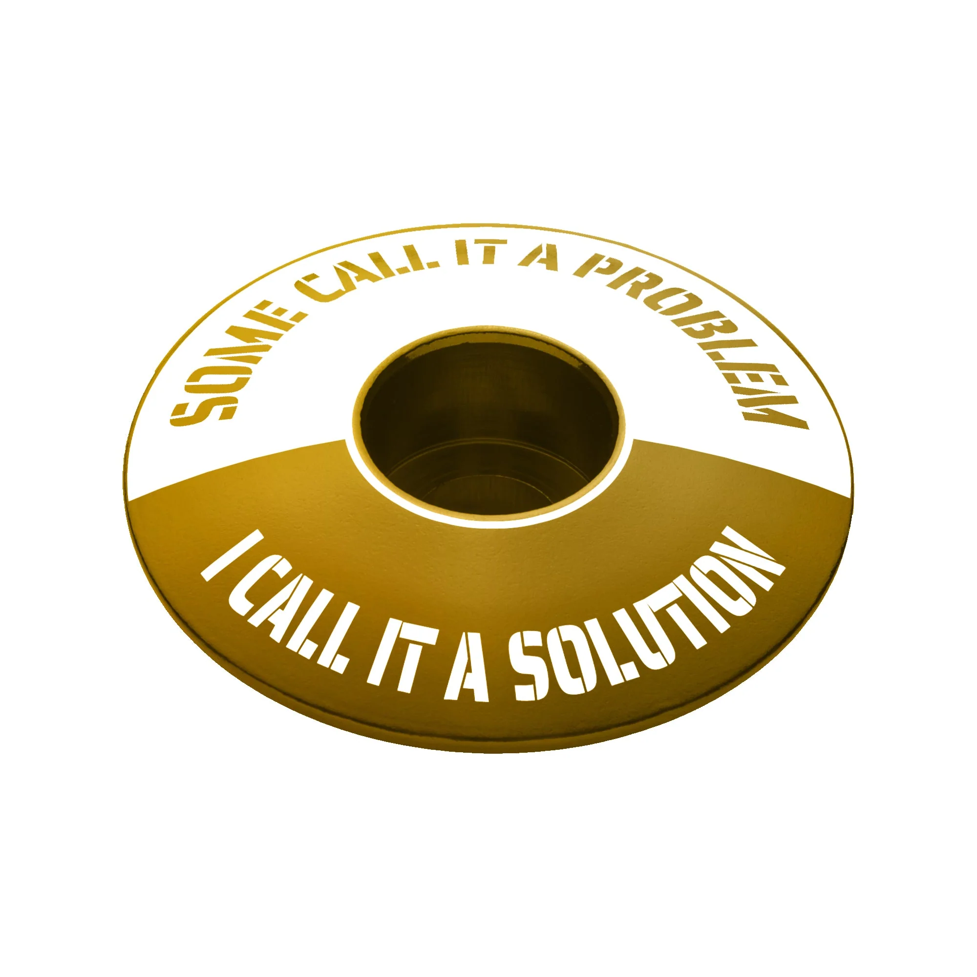 Some Call It A Problem I Call It A Solution Bicycle Headset Cap - Image 14