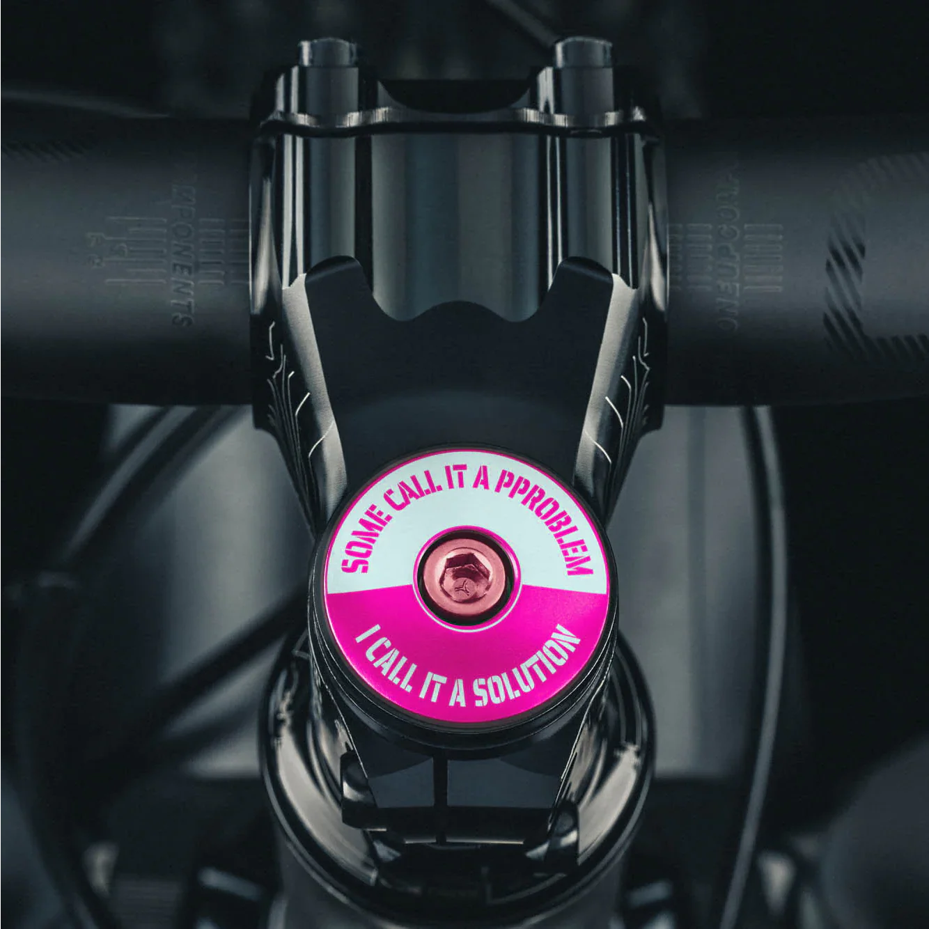 Some Call It A Problem I Call It A Solution Bicycle Headset Cap - Image 16