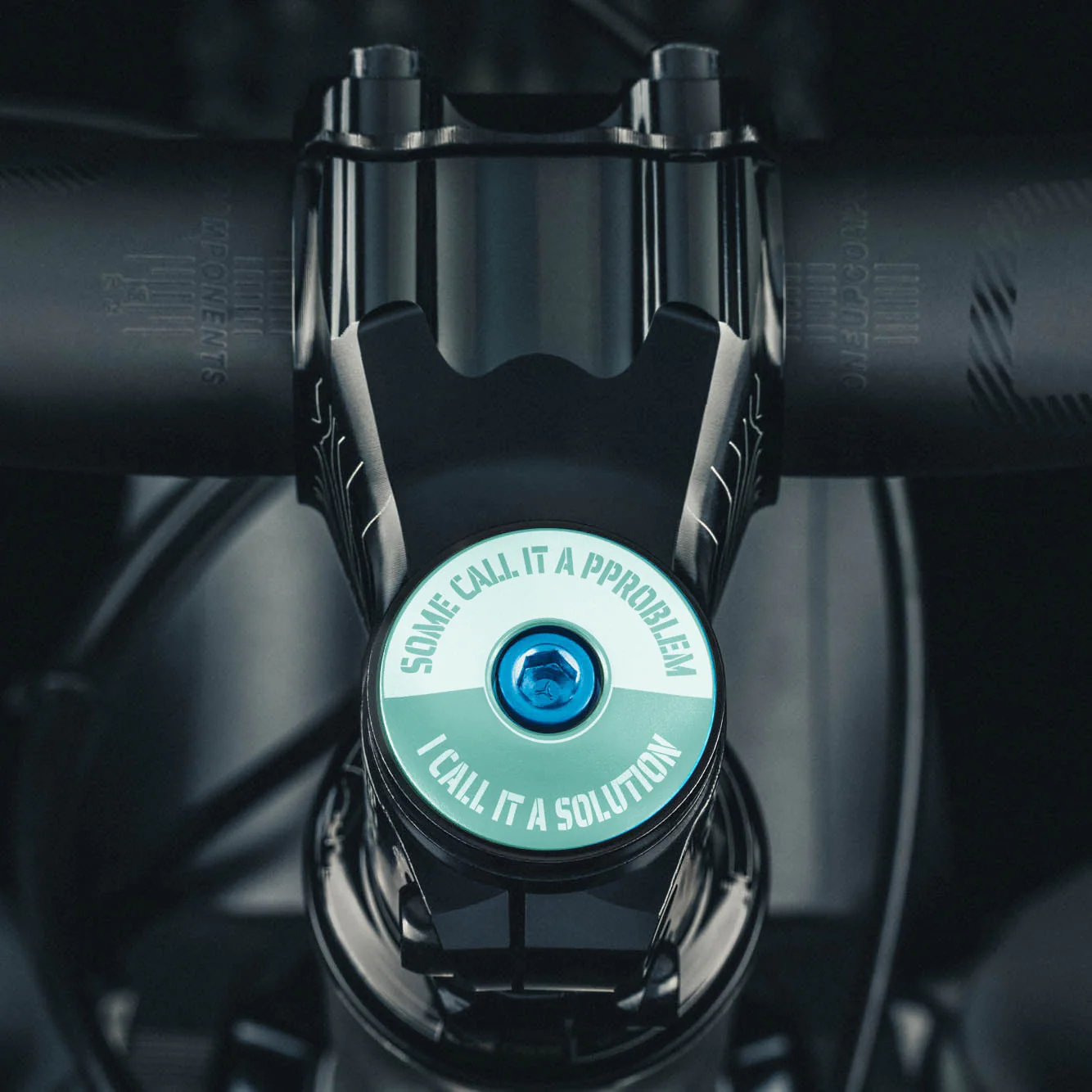 Some Call It A Problem I Call It A Solution Bicycle Headset Cap - Image 17