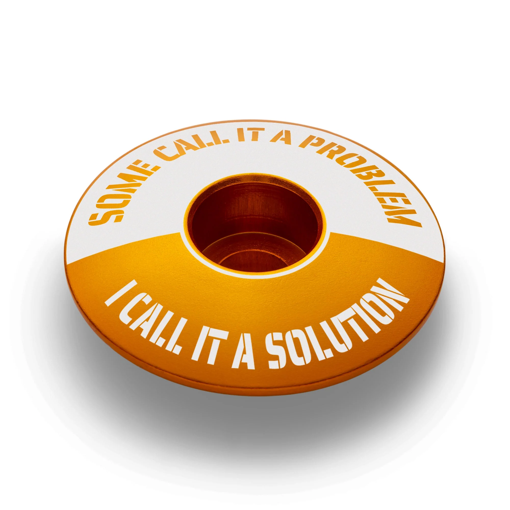 Some Call It A Problem I Call It A Solution Bicycle Headset Cap - Image 6