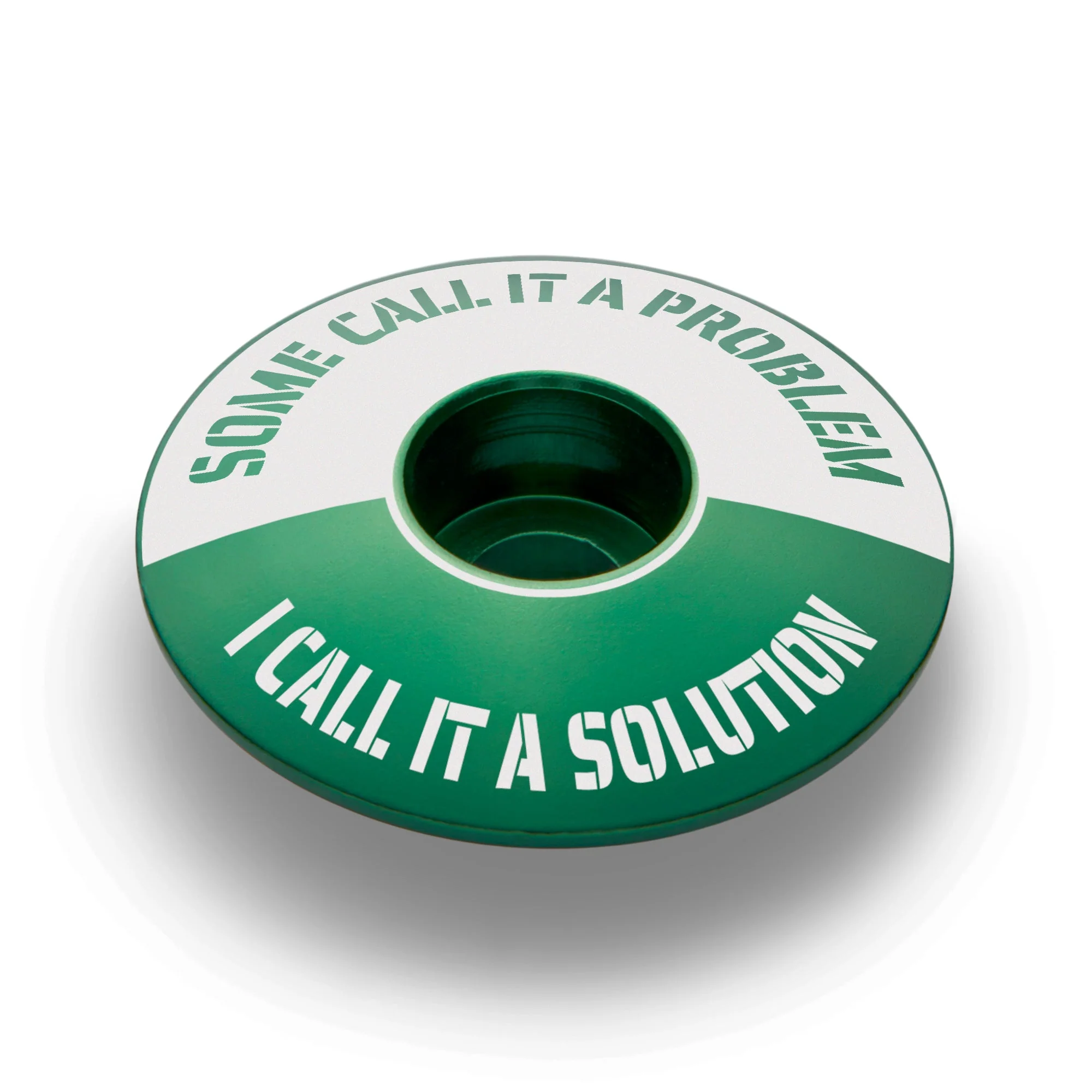 Some Call It A Problem I Call It A Solution Bicycle Headset Cap - Image 7