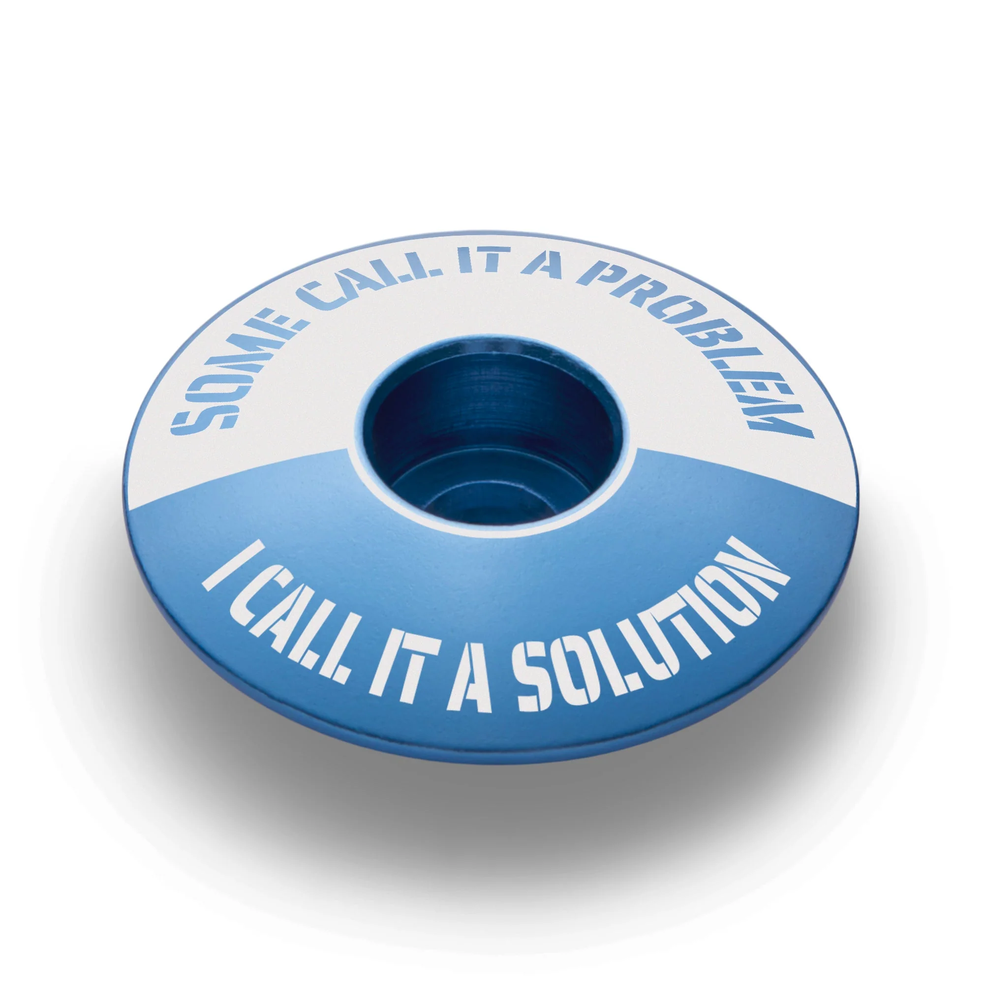 Some Call It A Problem I Call It A Solution Bicycle Headset Cap - Image 8