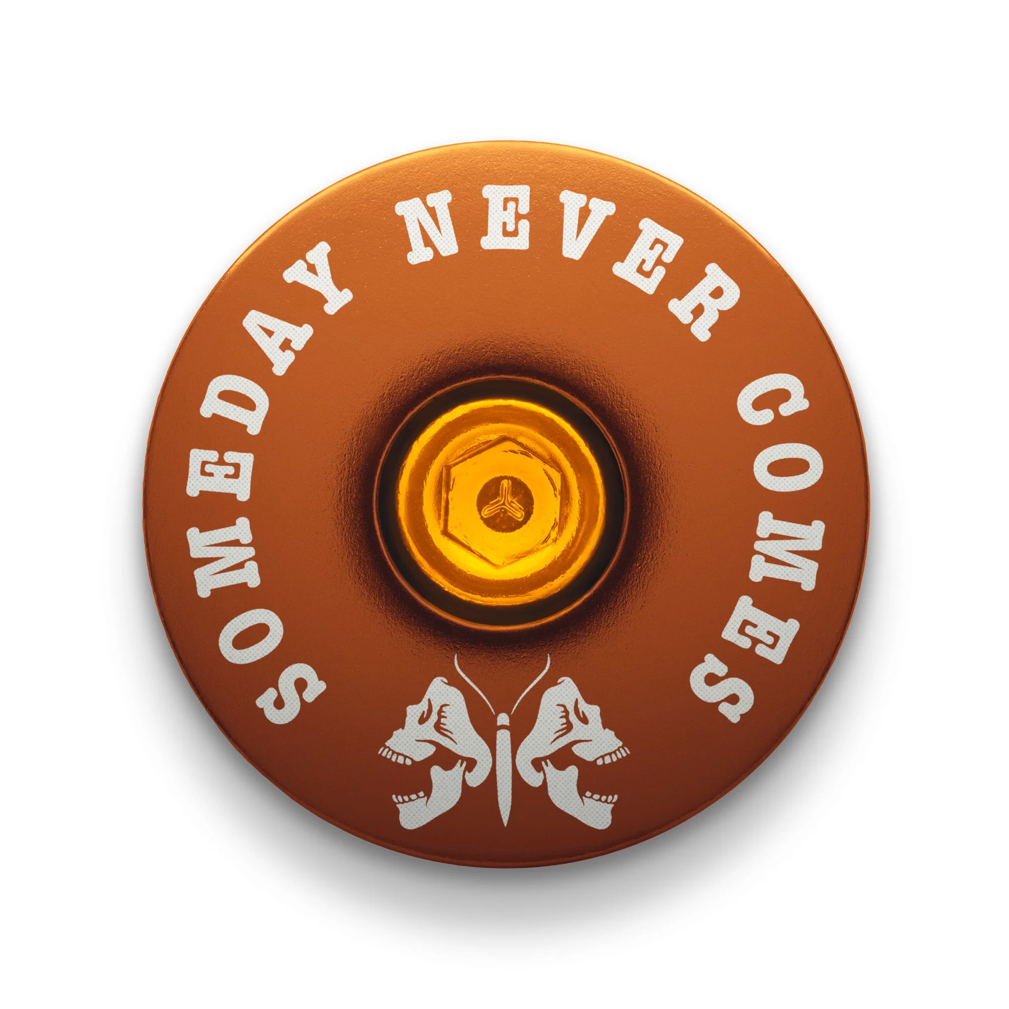 Someday Never Comes Custom Bicycle Headset Cap - Image 5