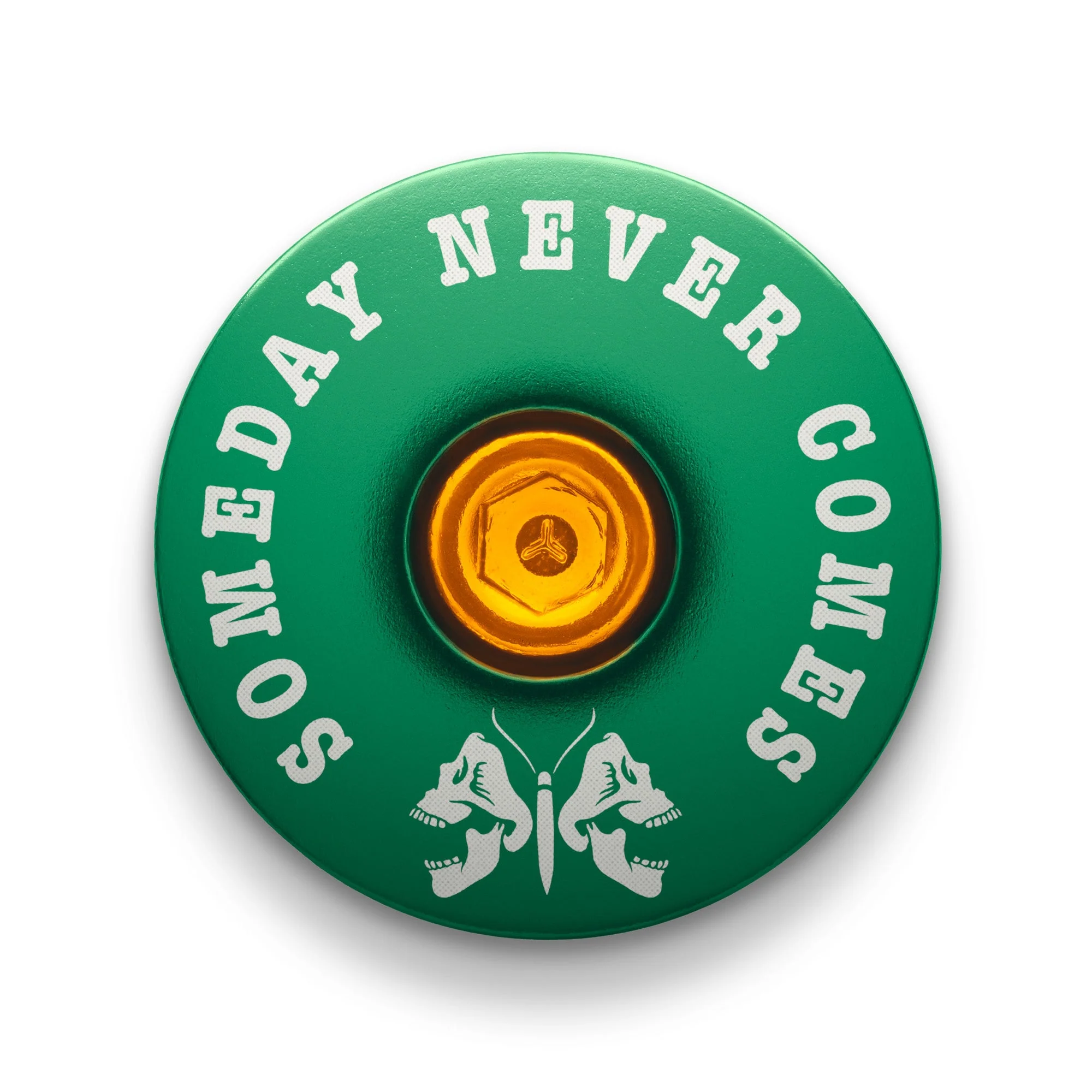 Someday Never Comes Custom Bicycle Headset Cap - Image 6