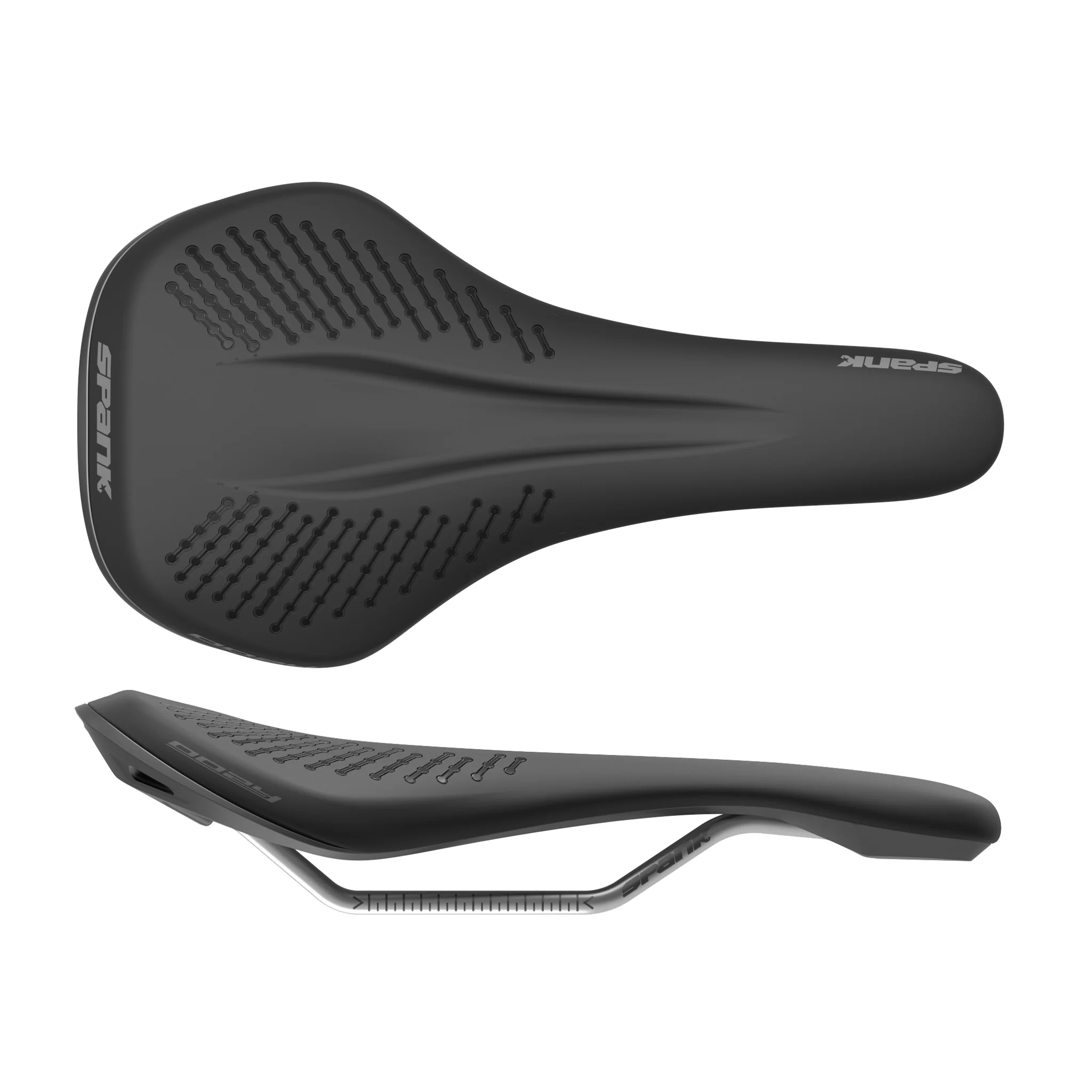 Spank Oozy 220 Saddle Black/Gray -