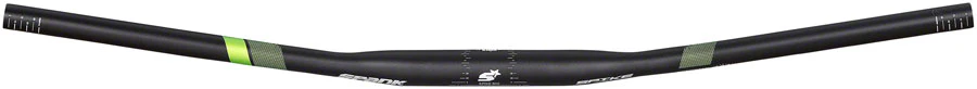 Spank Spike 800 Vibrocore Riser Handlebar: 31.8 800mm 30mm Rise Black/Green - Image 2