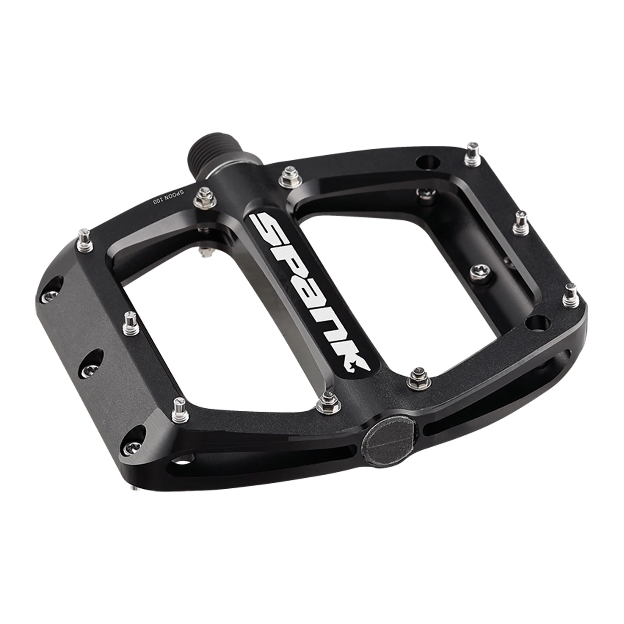 Spank Spoon 100 Pedals - Platform Aluminum 9/16" 100mm Wide Black