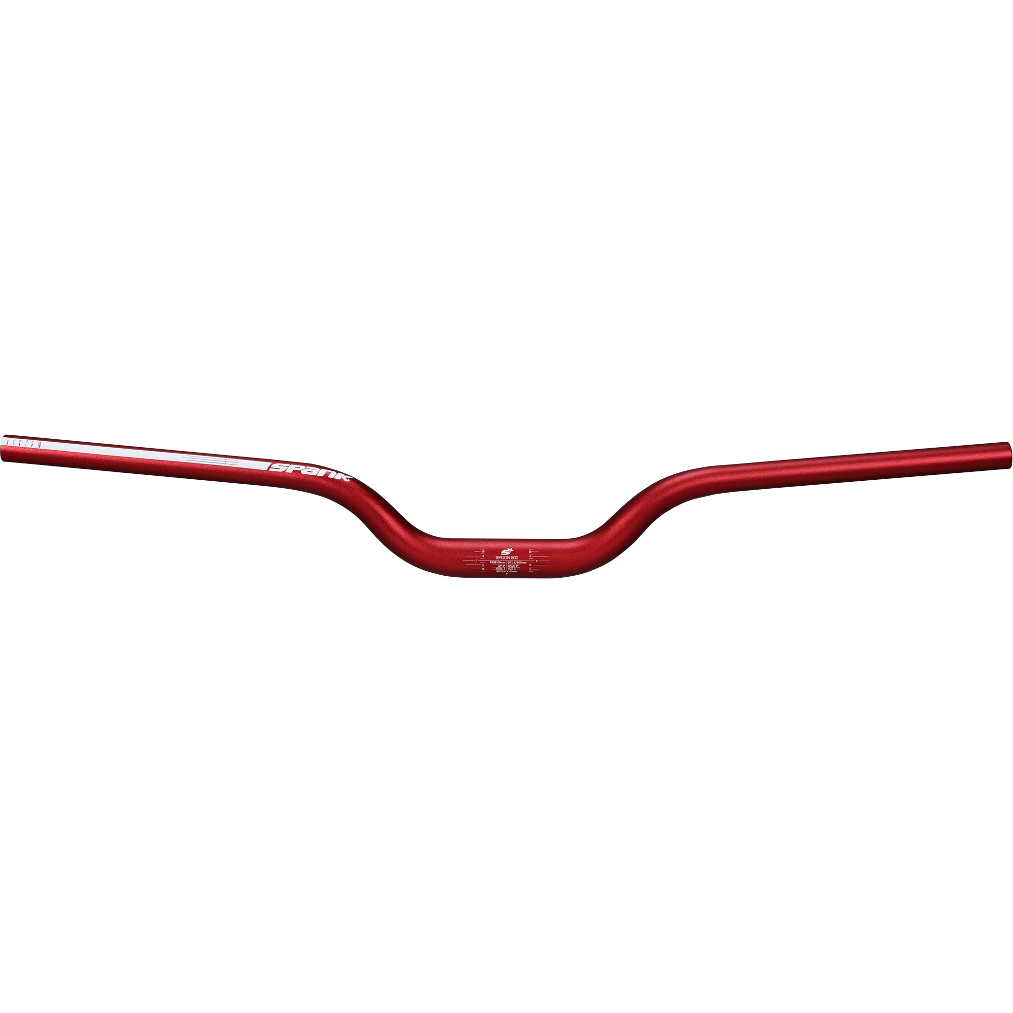 Spank Spoon 800 Handlebar - 31.8mm Clamp 800mm 60mm Rise Red