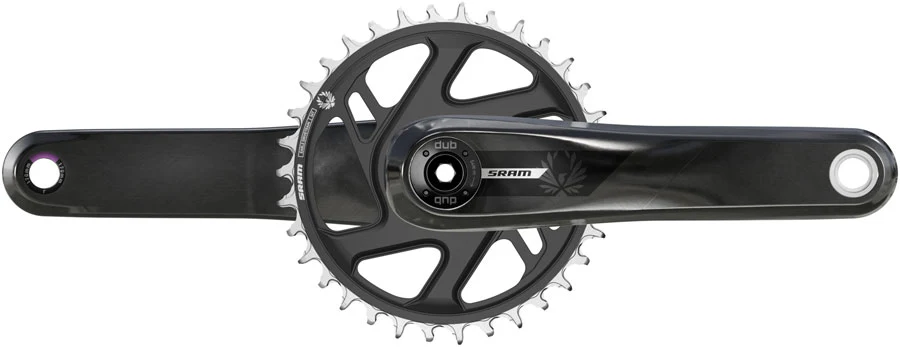 SRAM S500 Eagle Crankset - 170mm 32t Aluminum Chainring Carbon Crank Arms DUB Wide Spindle BLK 55mm Chainline B1