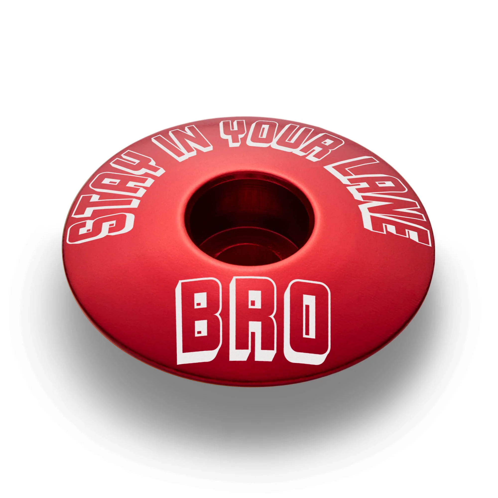 Stay In Your Lane, Bro - Bicycle Headset Cap - Image 13