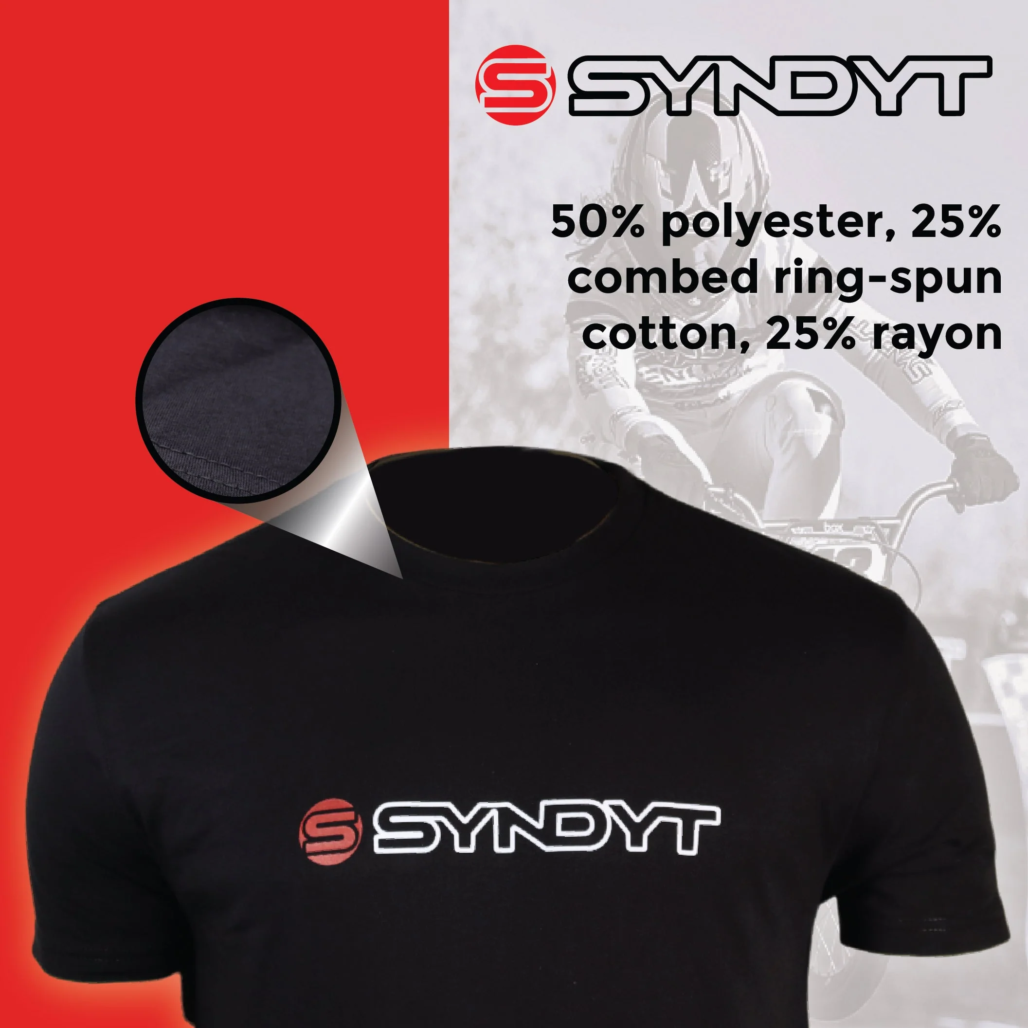 Syndyt Adult / Youth Short Sleeve T-Shirt Black - Image 6