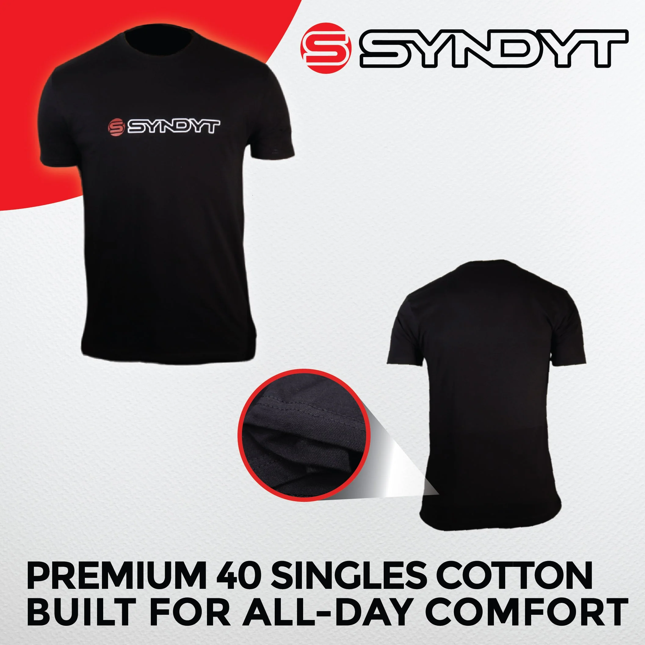 Syndyt Adult / Youth Short Sleeve T-Shirt Black - Image 7
