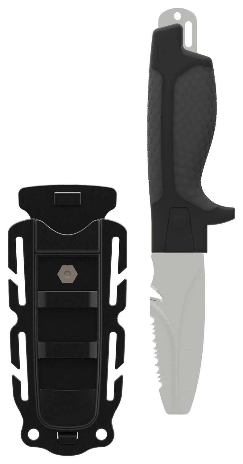 Tanu Blunt Tip Knife, Gray