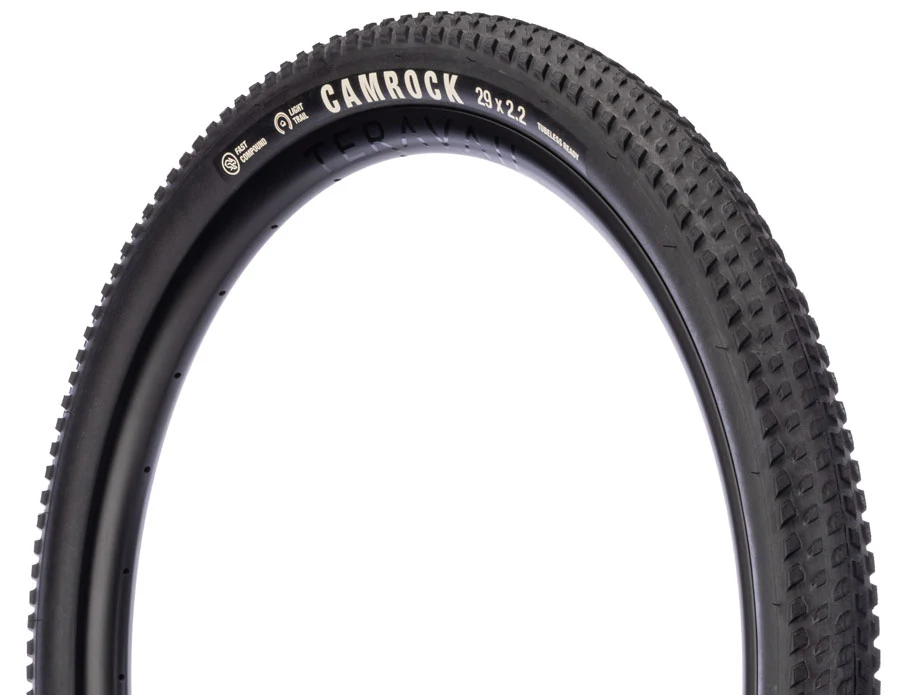 Teravail Camrock Tire - 29 x 2.2 Tubeless Folding BLK Durable Fast Compound