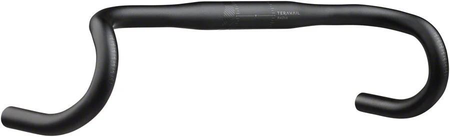 Teravail Radia 12 Drop Handlebar - Aluminum 31.8mm 38cm Black