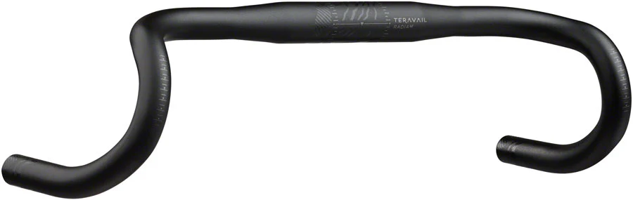 Teravail Radia 12 SE Drop Handlebar - Aluminum 31.8mm 46cm Black