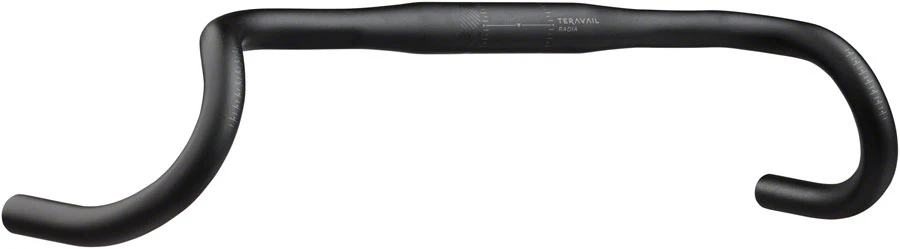 Teravail Radia 24 Drop Handlebar - Aluminum 31.8mm 44cm Black