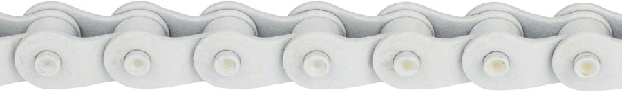 The Shadow Conspiracy Interlock V2 Chain - Single Speed 1/2" x 1/8" 98 Links Half Link Chain White