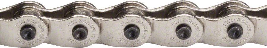 The Shadow Conspiracy Interlock V2 Race Chain - Single Speed 3/32" 98 Links Half Link Chain Silver